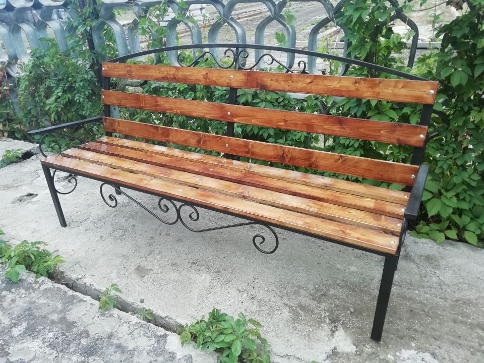 Лавочка кованая