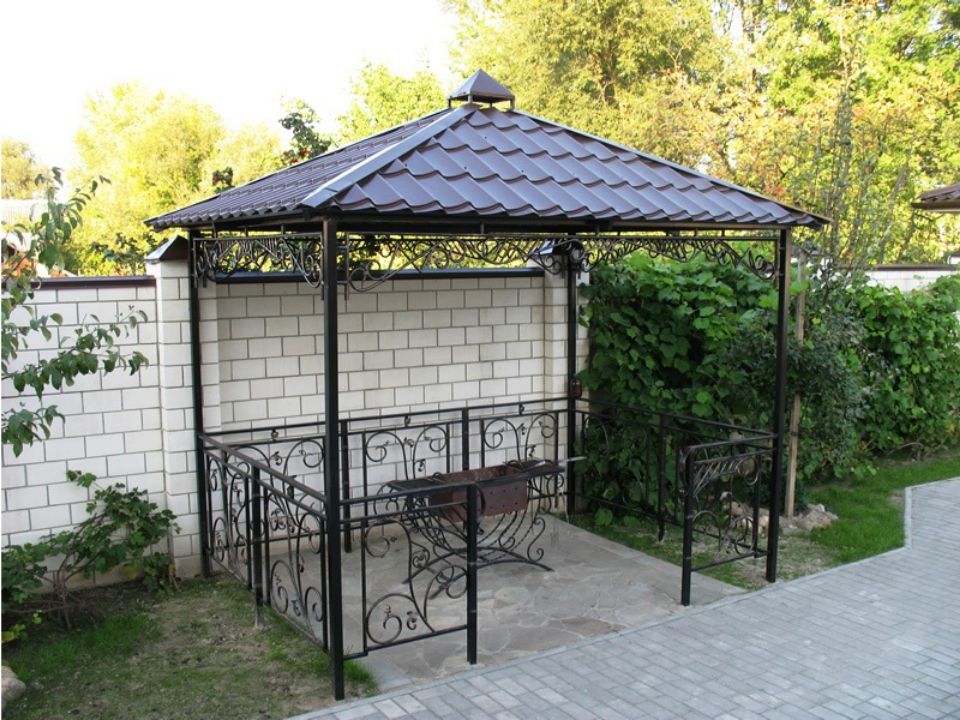 Беседка кованая вариант 1
