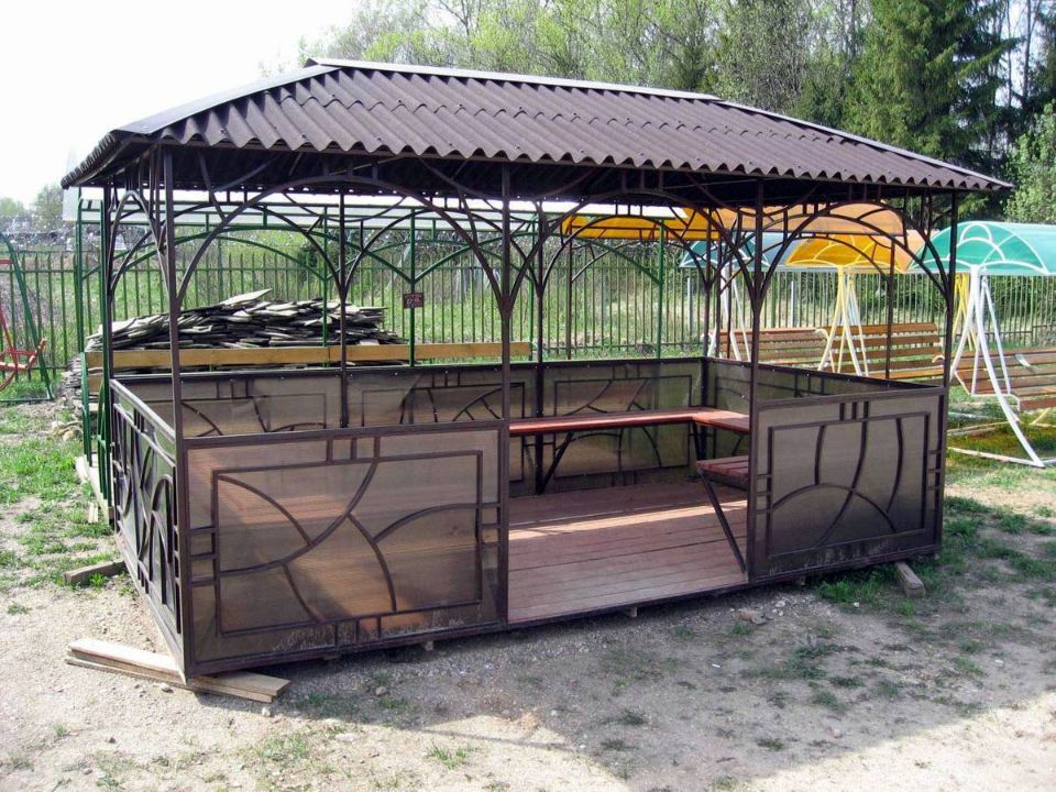 Беседка кованая вариант 4