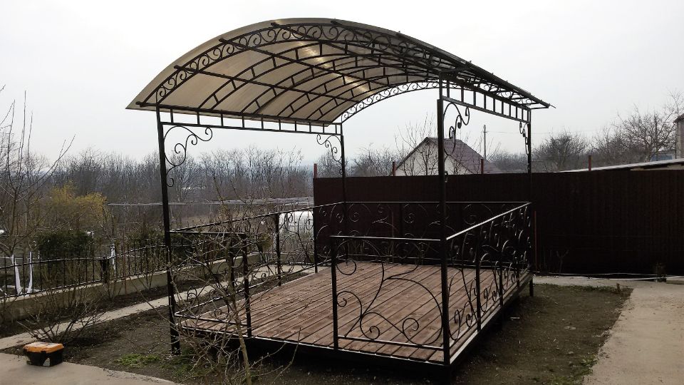 Беседка кованая вариант 1