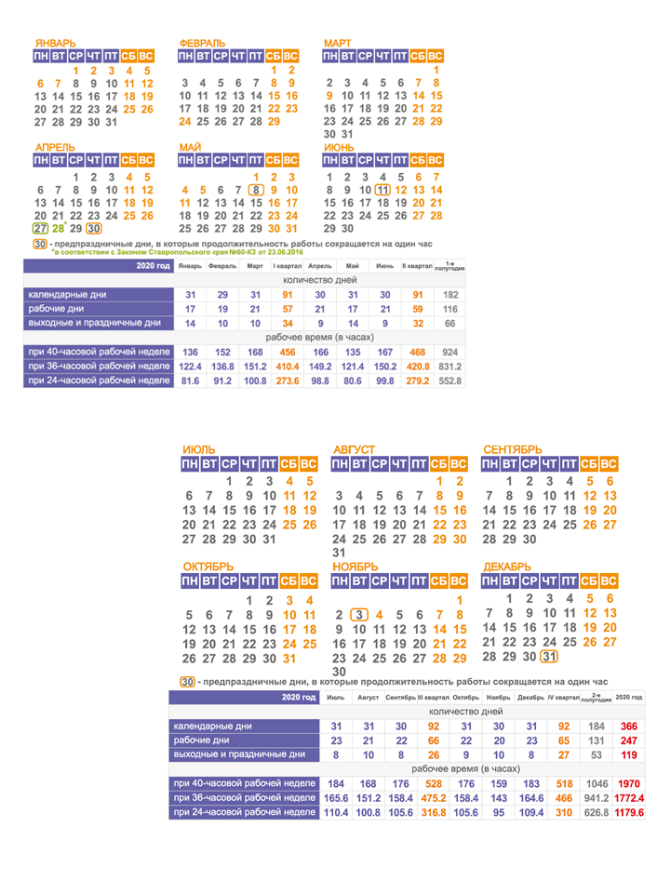 Производственный календарь 2026 с праздниками и выходными