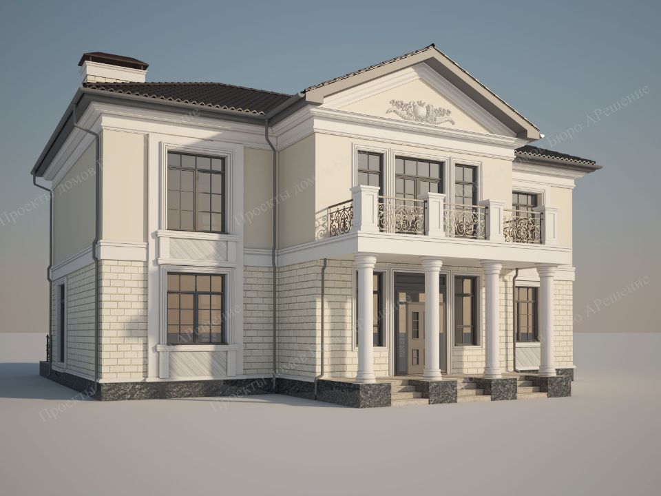 проект дома в классическом стиле