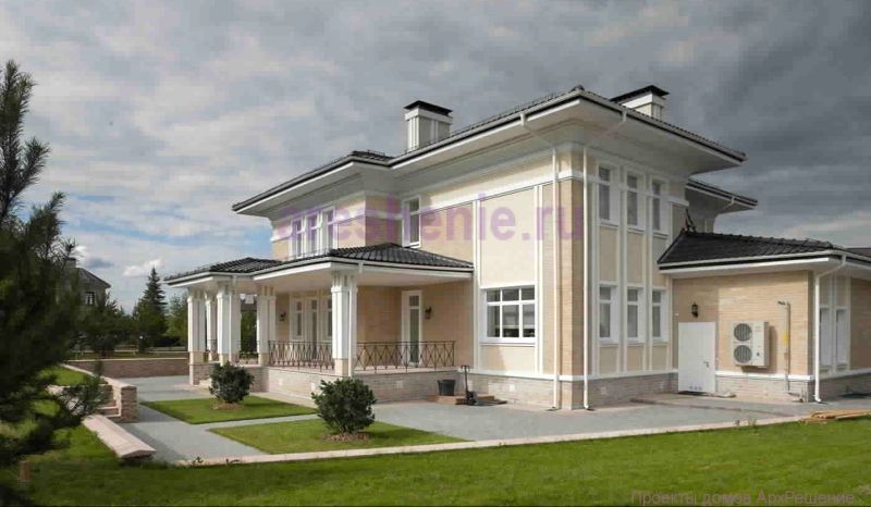 проект дома в стиле райта